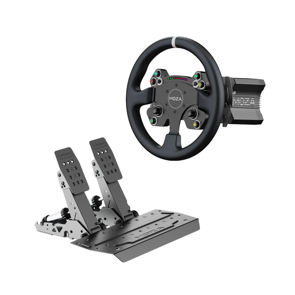 R12 V2 and CS V2P with SRP2 Bundle – MOZA Racing EU