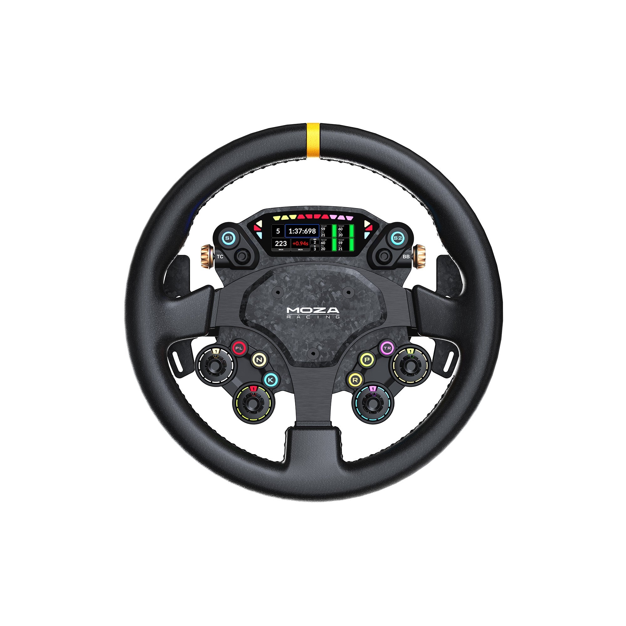MOZA CS Pro Wheel - 325mm Racing Wheel with HD Display