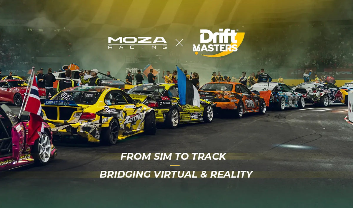 Drift Masters Announces New Partnership with MOZA Racing