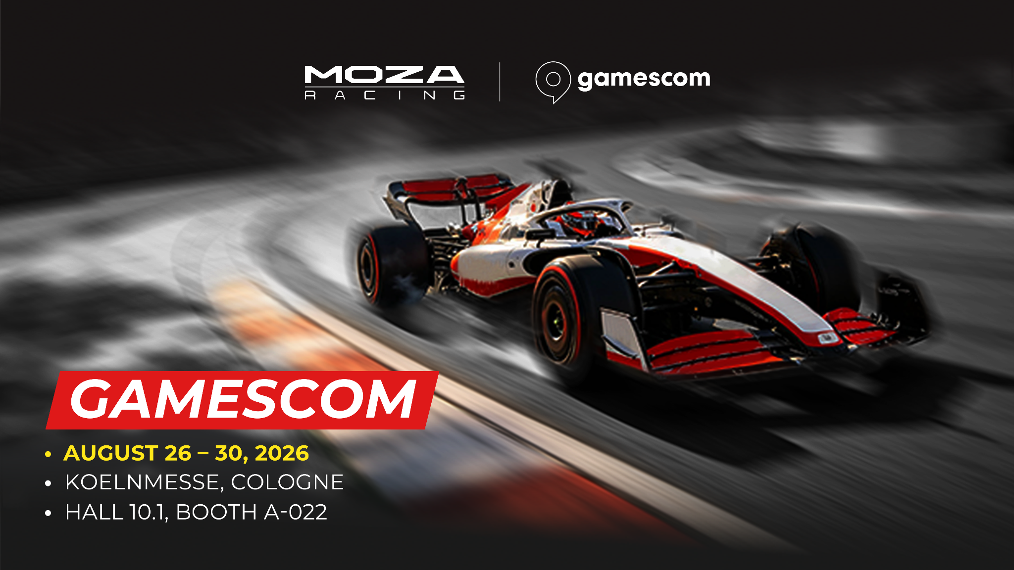 MOZA Racing Brings Motorsport Icons and Next-Generation Simulation to Gamescom 2026