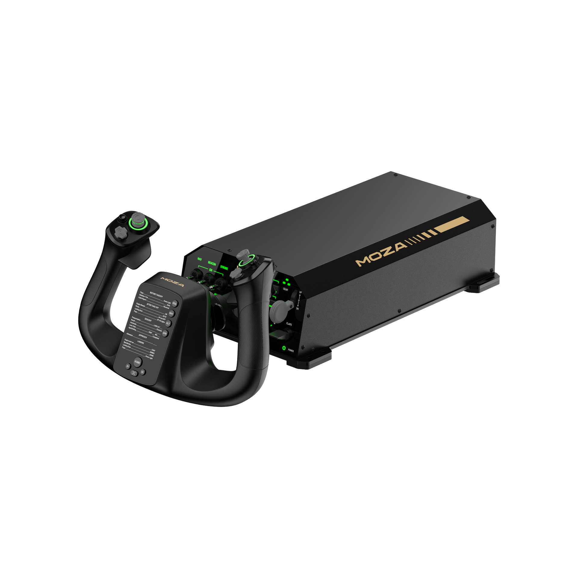 MOZA AY210 Force Feedback Yoke | 9Nm Pro Flight Simulator Yoke