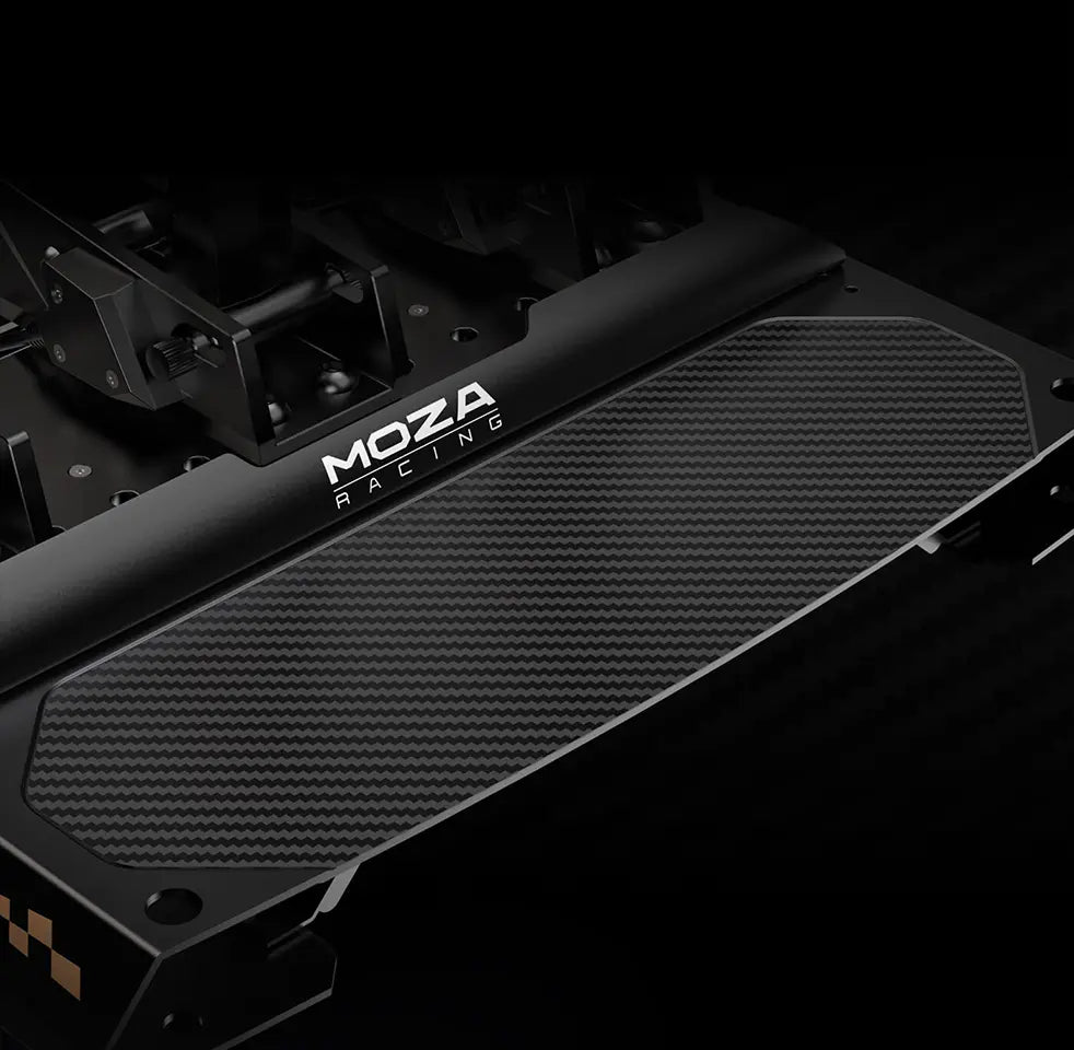 MOZA CRP2 Load Cell Pedals – Patní opěrka z uhlíkových vláken