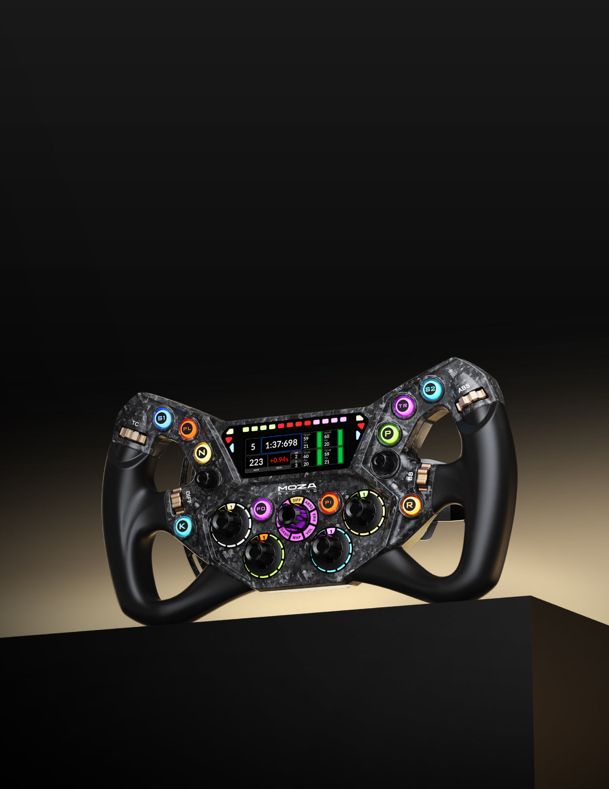 Ks Pro Rear KS Pro Steering Wheel by MOZA | Custom UI & RGB System – MOZA Racing EU