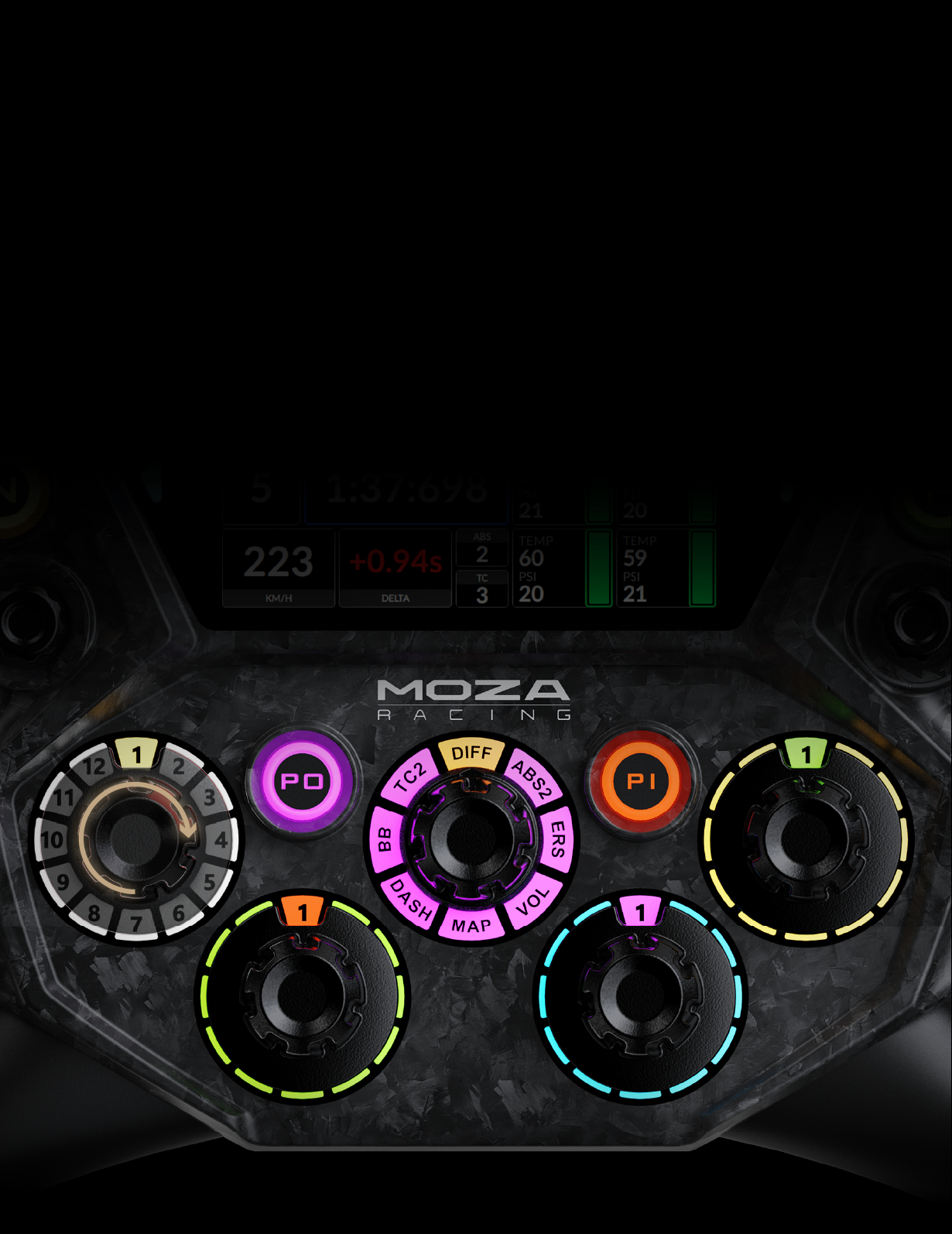 Moza Ks Button Guide.pdf Volant KS Pro de MOZA | Interface utilisateur personnalisée et système ...