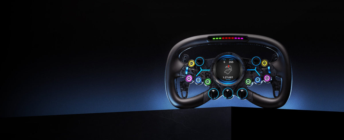 MOZA Vision GS High-End Racing Wheel – Customizable Sim Steering Wheel ...