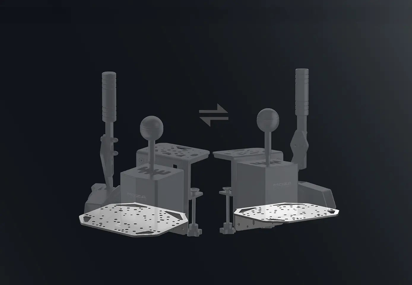 Support De Montage Pour Frein à Main USB - Plaque En Acier Inoxydable Réglable, Compatible Avec Les Périphériques De Simulation De Course - 3