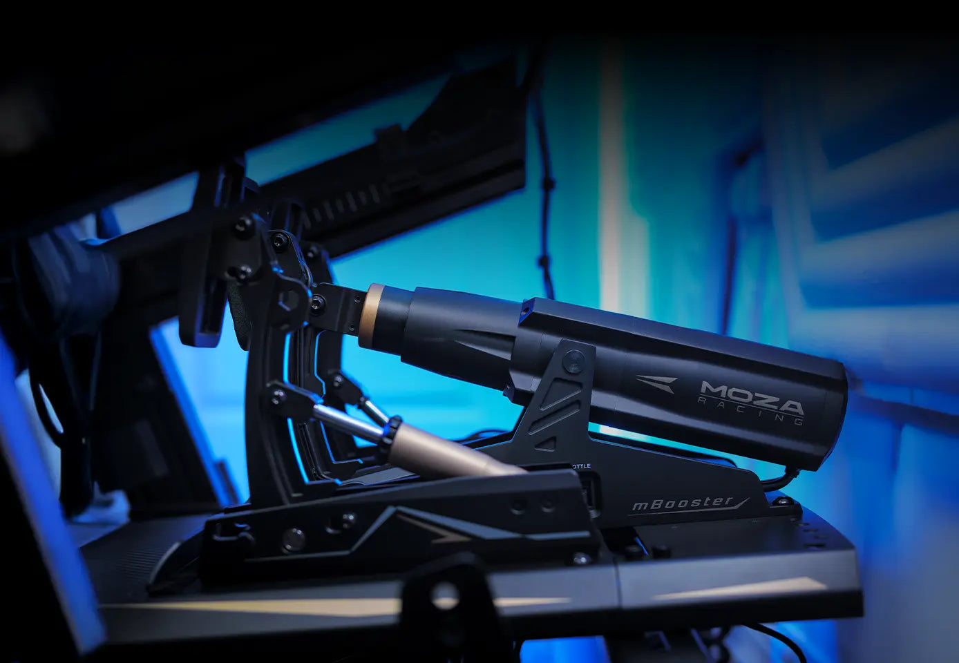 MOZA mBooster Active Pedal Set – Vysoký výkon v kompaktním těle