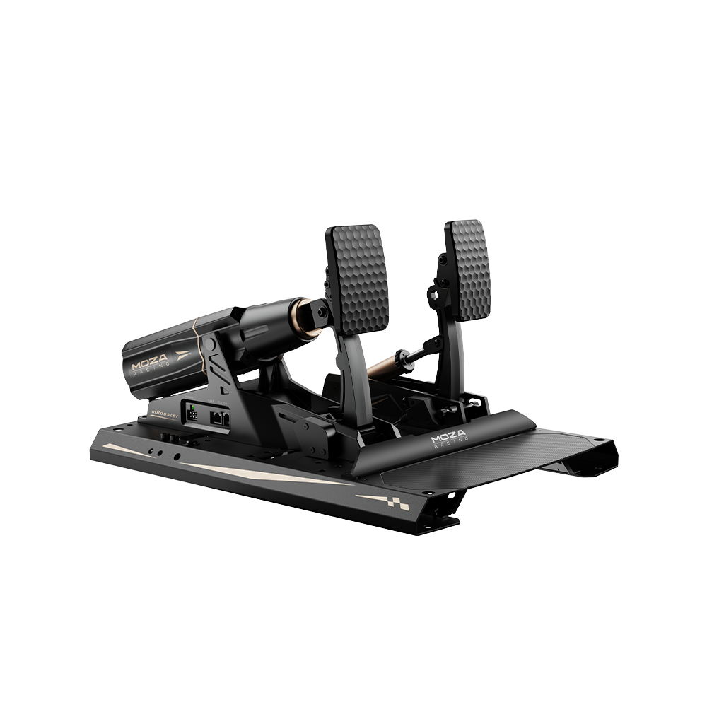 MOZA mBooster aktive Pedalset (mit CRP2 Gasgriff)